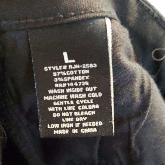 NWT American Bazi Black High Rise Flare Jeans ~Large - Picture 7 of 8